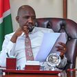 Transport Cabinet Secretary Kipchumba Murkomen reads the NTSA accident statistics in his office on December 19, 2022