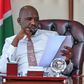 Transport Cabinet Secretary Kipchumba Murkomen reads the NTSA accident statistics in his office on December 19, 2022