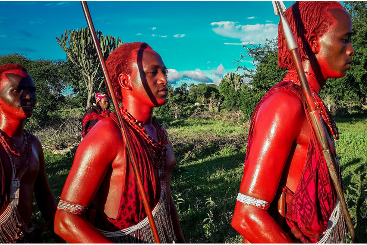 Young Maasai Morans Credit- Stephanie Fuchs