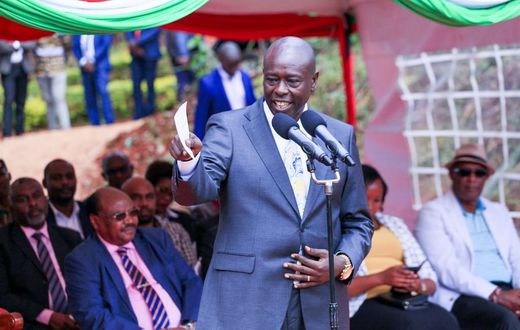 File image of Deputy President Rigathi Gachagua