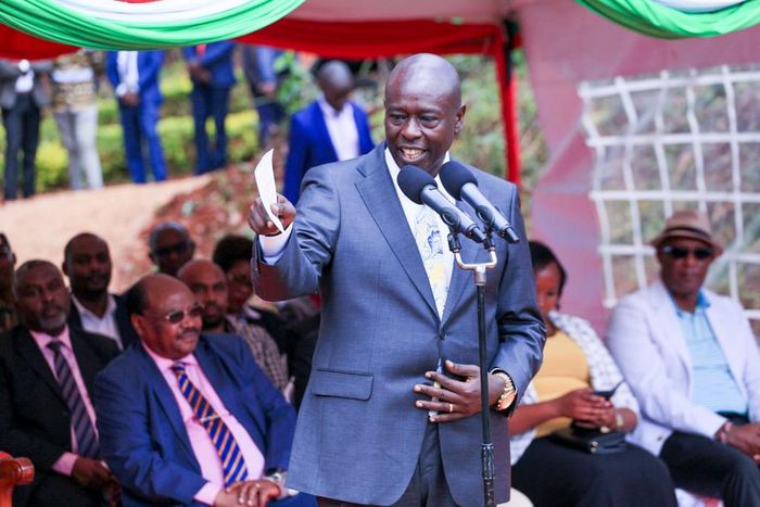 File image of Deputy President Rigathi Gachagua