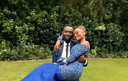 Tony Sherman with his fiance' Kendy