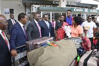 President William Ruto conducted an impromptu inspection at the Jomo Kenyatta International Airport (JKIA) on Monday evening August 21, 2023