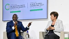 President William Ruto was speaking during a round-table with President of France Emmanuel Macron, International Monetary Fund Managing Director Kristalina Georgieva and the President of the World Bank Group Ajay Banga in the New Global Financial Pact ...
