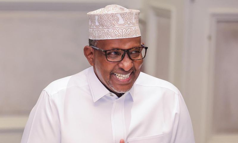 Environment CS Aden Duale during an Iftar dinner in Nairobi on March 182024