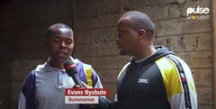 Evans Nyabuto an electrician who had a business at Toi Market