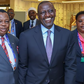 COTU SG Francis Atwoli, President William Ruto, and Labour CS Florence Bore in Geneva on Thursday, June 15, 2023