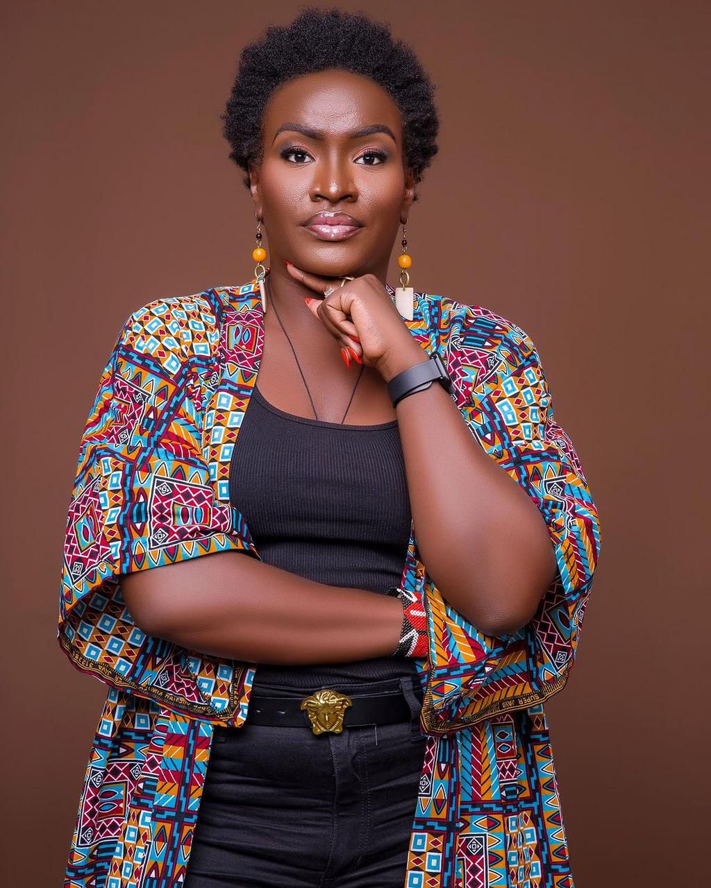 Former Gukena FM radio presenter and digital content creator, Wangari Nguri, widely known as Auntie Jemimah