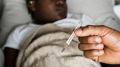 A malaria patient