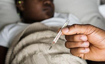 A malaria patient
