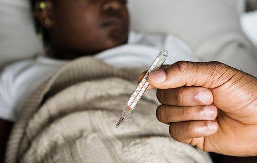 A malaria patient