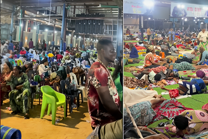 Single people in Lagos during a 2-day prayer conference to find life partners