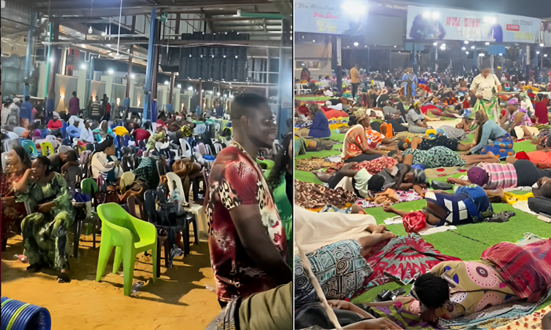 Single people in Lagos during a 2-day prayer conference to find life partners