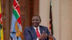 President William Ruto during a media roundtable on June 30, 2024
