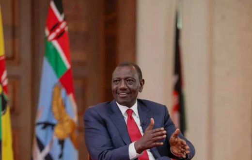President William Ruto during a media roundtable on June 30, 2024