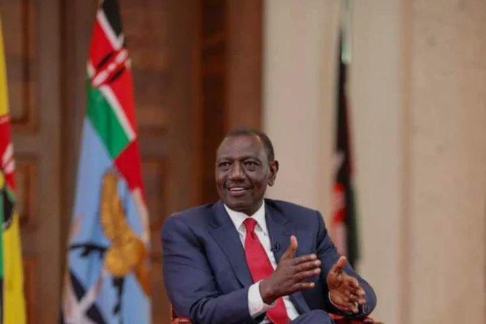 President William Ruto during a media roundtable on June 30, 2024