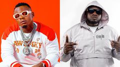 A collage of Harmonize and Khaligraph Jones