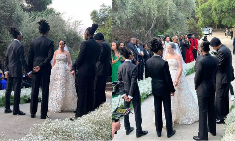 Pomp and glamour as Longombas member, Prophet Lovy weds in lavish ceremony in US