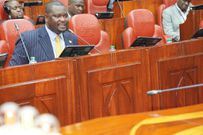 Mbeere North MP Geoffrey Kariuki Ruku attending a committee session at the National Assembly on May 24, 2023