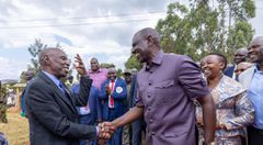 President William Ruto reunites with teachers & former schoolmates at Kamagut Primary School