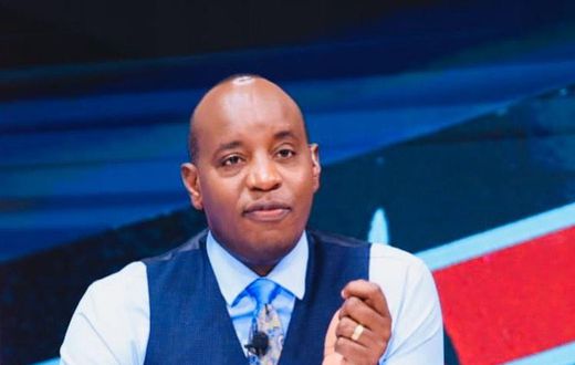 Royal Media Services Director of Innovation and Strategy Linus Kaikai in studio