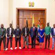 President William Ruto with digital media creators at State House on June 30, 2024