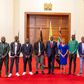 President William Ruto with digital media creators at State House on June 30, 2024