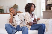 Black couples arguing (Pinterest)
