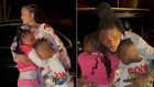Diamond Platnumz bidding goodbye to his children in South Africa