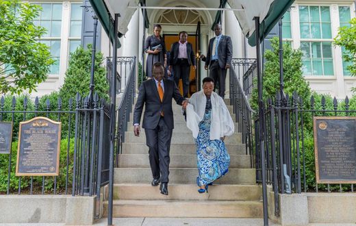 President William Ruto & First Lady Rachel Ruto at Blair House in Washington D.C.