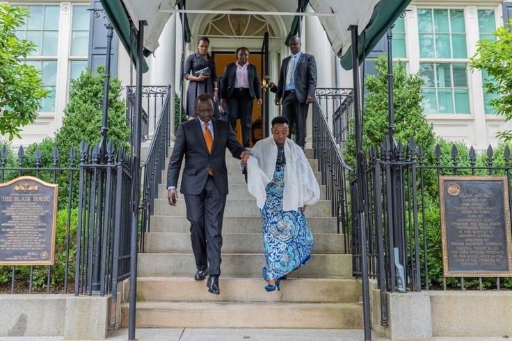 President William Ruto & First Lady Rachel Ruto at Blair House in Washington D.C.