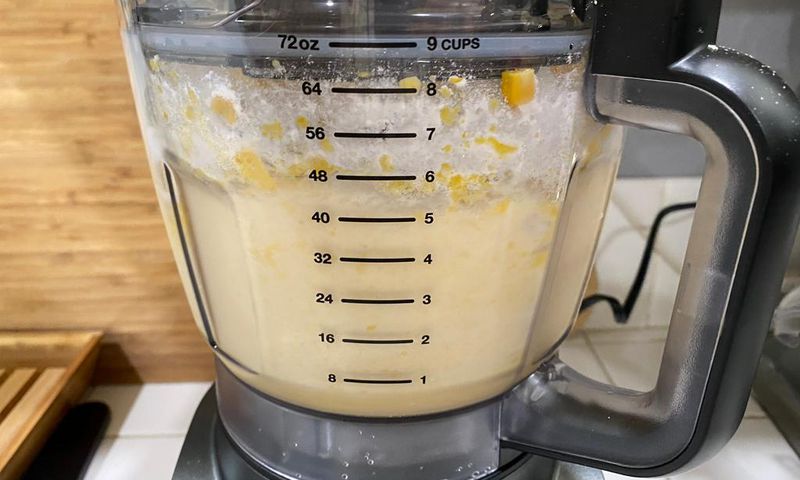 I used a food processor, which made making this batter much easier.Paige Bennett