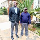 Joshua Arap Sang with Interior PS Raymond Omollo