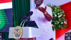 President William Ruto speaking at a Cabinet retreat on the implementation of the government’s development priorities