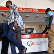 Kenyans at KRA reception desk