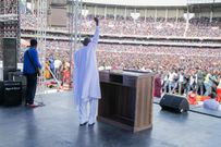 Pastor Ezekiel at the Kasarani Stadium.