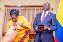 Deputy President Rigathi Gachagua with Colombian Vice President Francia Márquez