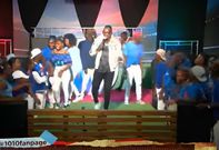 A screengrab image of Oga Obinna hosting 10/10 show on Citizen TV