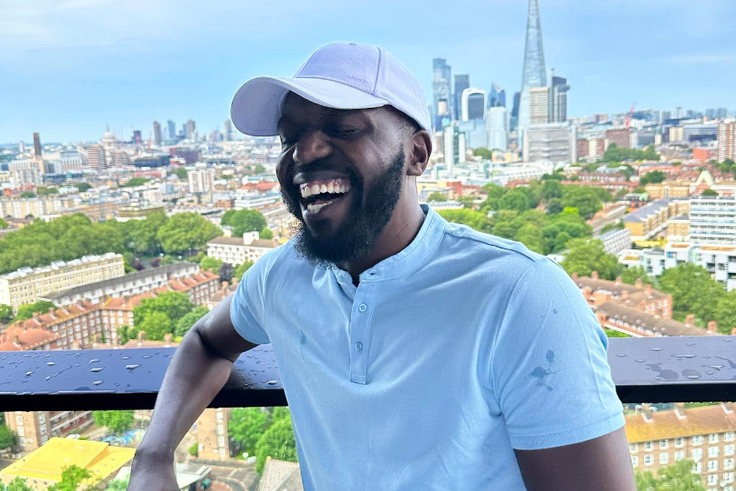CNN correspondent Larry Madowo during a past visit to London