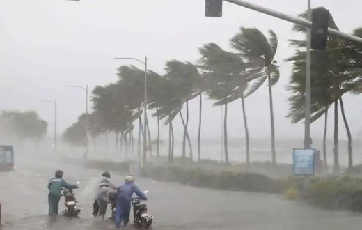 A tropical cyclone