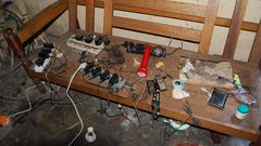 Phones charging