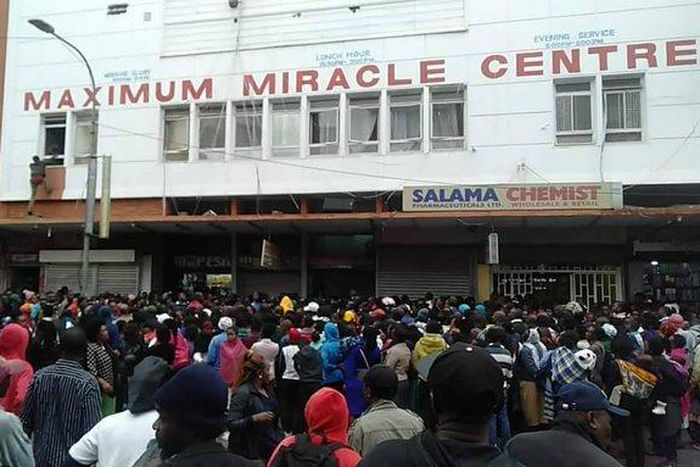 Nairobians flooded Maximum Miracle Centre of Pius Muiru