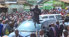 President William Ruto recently held a roadside rally in Molo, Nakuru County, where he passionately outlined his government agenda.