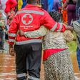 A Kenya Red Cross volunteer during a past disaster response mission