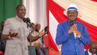 President William Ruto and Azimio coalition party leader Raila Odinga