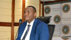 Justice Lawrence Mugambi during a past interview for the positions of Judge of the High Court