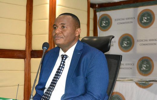 Justice Lawrence Mugambi during a past interview for the positions of Judge of the High Court
