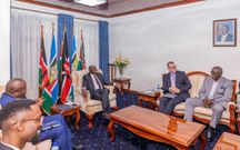 Deputy President Rigathi Gachagua with investors from Hewani Energy (Kenya), Seriti Green (South Africa) and Eurus Energy (Japan)