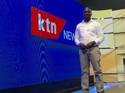 Dennis Onsarigo during his days on KTN News