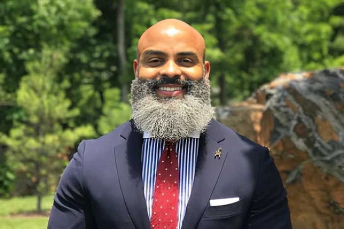 A man with a long beard